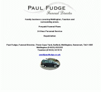 Paul Fudge Independent Funeral Director, Wellington, Somerset