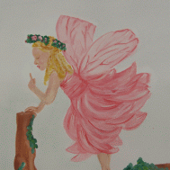Pink Fairy (Water Colour)