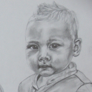 Child Portrait in pencil